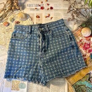 Pacsun distressed denim shorts